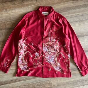 Beautiful Tori Richards Vintage Long sleeve Floral shirt from the 70’s